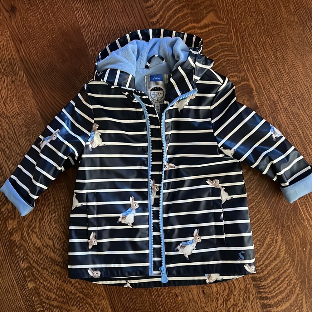 Joules Navy Peter Rabbit Raincoat